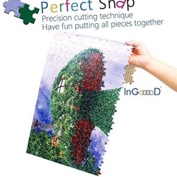 🆕 Ingooood- Jigsaw Puzzles 1000 Pieces for Adult- Fantasy Series-Mushroom House - Picture 7 of 8